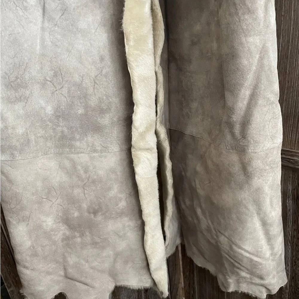 Newport News Genuine Leather Suede Coat with Acryllic lining XL - Picture 4 of 9